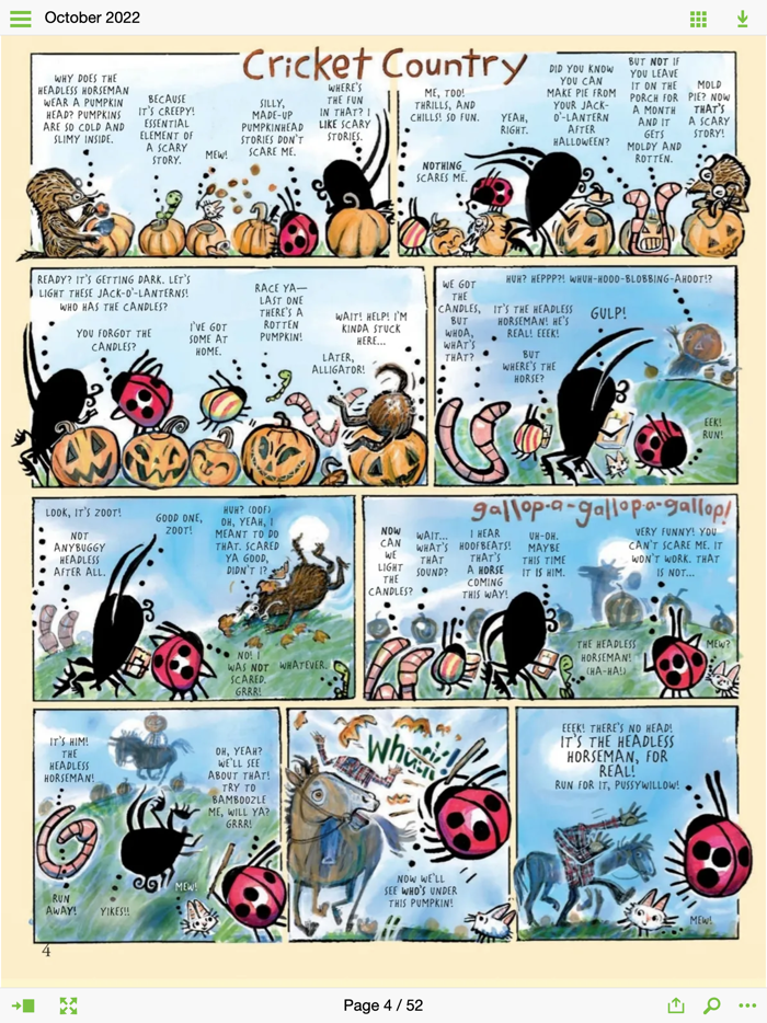 Cricket Mag Literature and Art