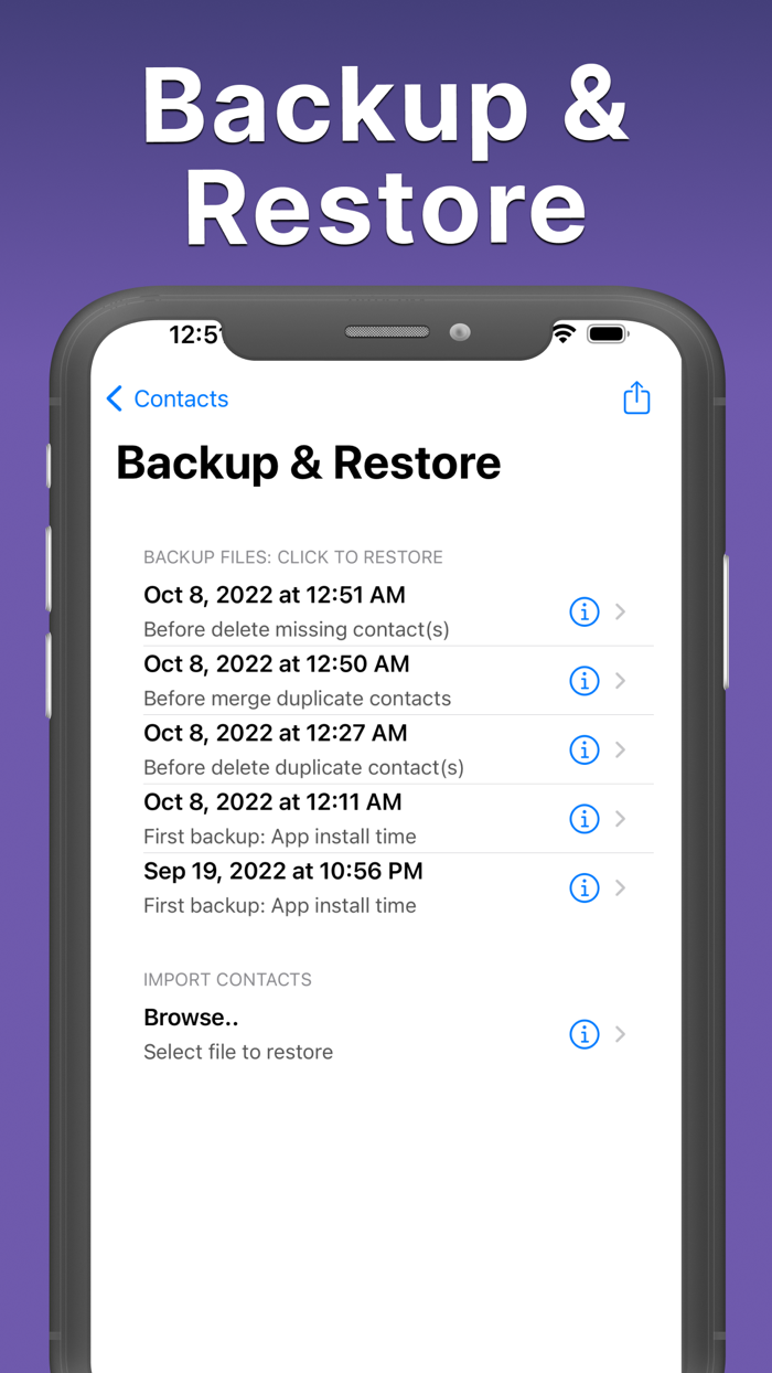 Duplicate Contacts Cleanup App