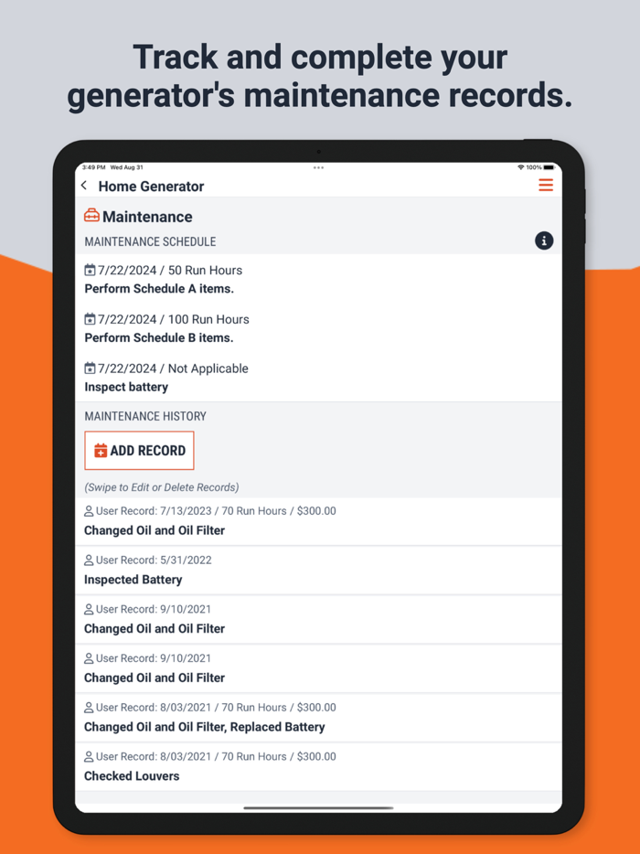 Mobile Link for Generators