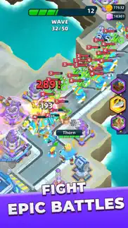 raid rush: tower defense td iphone screenshot 2