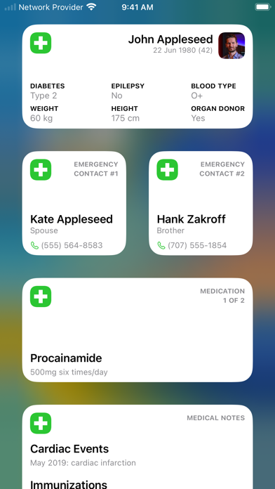 Screenshot #3 pour Medical ID Records