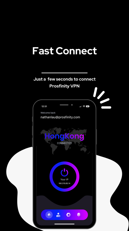 #1. ProsfinityVPN (iOS) By: PROSFINITY LIMITED