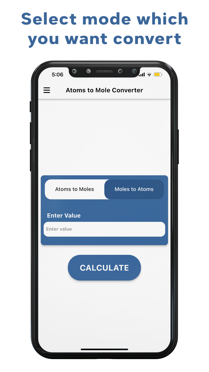 Atoms to Moles Calculator