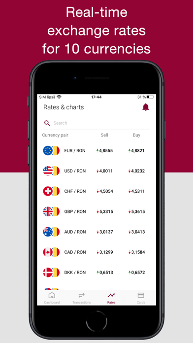 Online Currency Exchange Screenshot