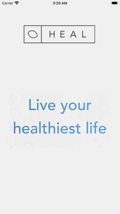 The HEAL Wellness Platform Screenshot
