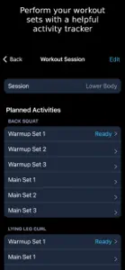 Workout Activity Log Tracker screenshot #3 for iPhone