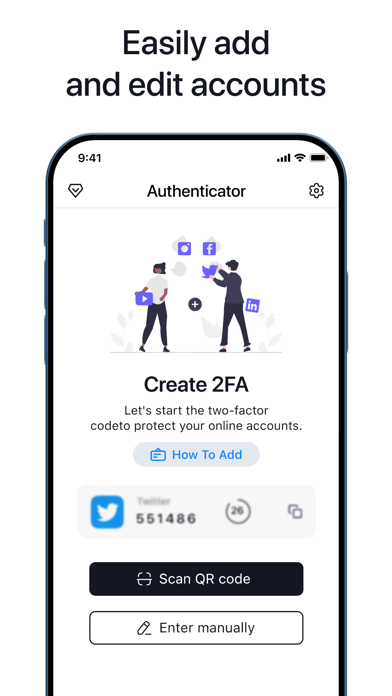 Authenticator App ‘ Screenshot