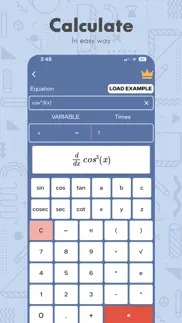 derivative calculator app iphone screenshot 2