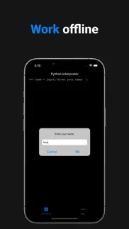 python 3 coding ide learn code iphone screenshot 3