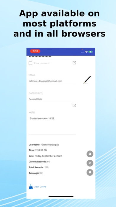 DC Password Manager Screenshot