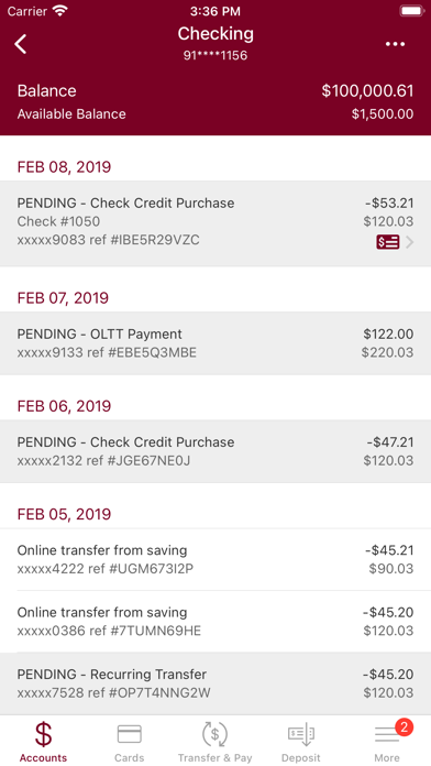 Investors Community Bank (MO) Screenshot
