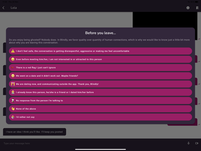 Blindly - Deeper Connections