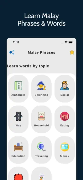 Game screenshot Learn Malay Language Phrases mod apk