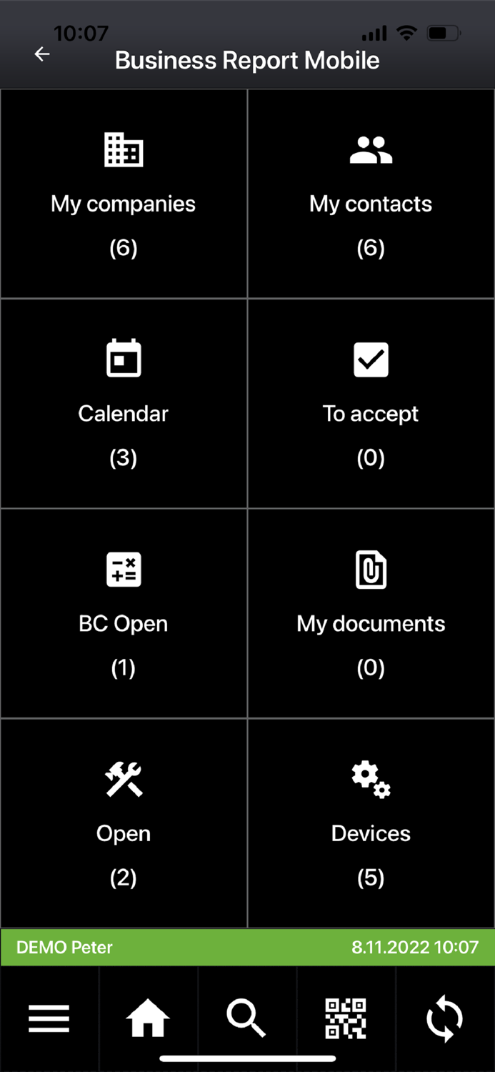 BusinessReport Mobile CRM