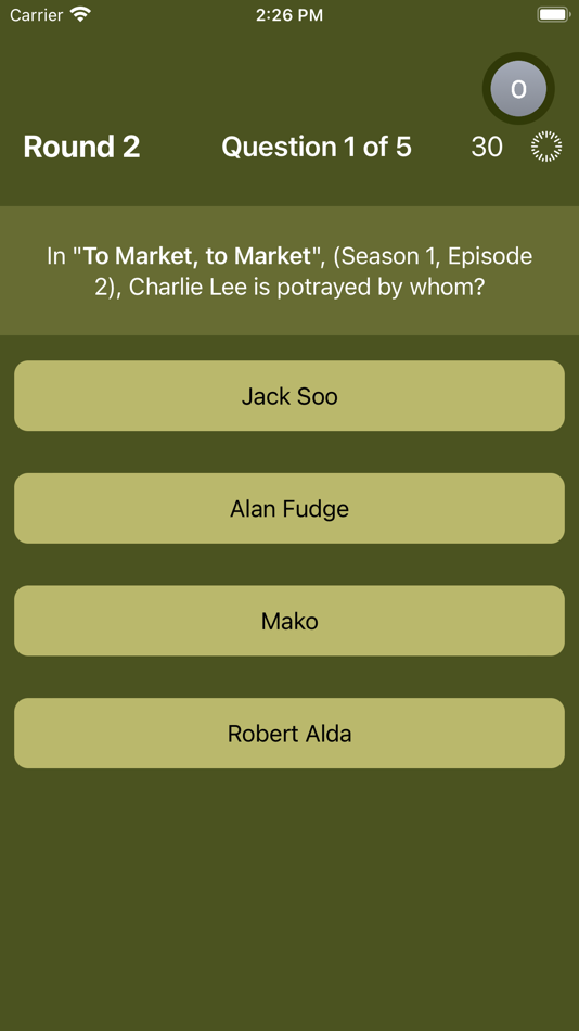 #4. 4077: M*A*S*H Trivia Game (iOS) От: Wayne Dixon