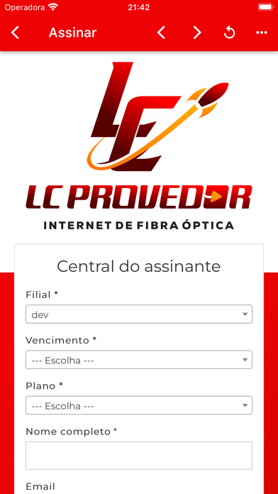 LC Provedor Screenshot