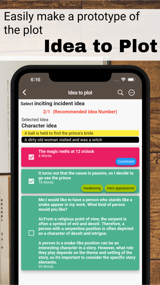 #4. Story Plotter - idea to plot - (iOS) Von: Hajime Hata