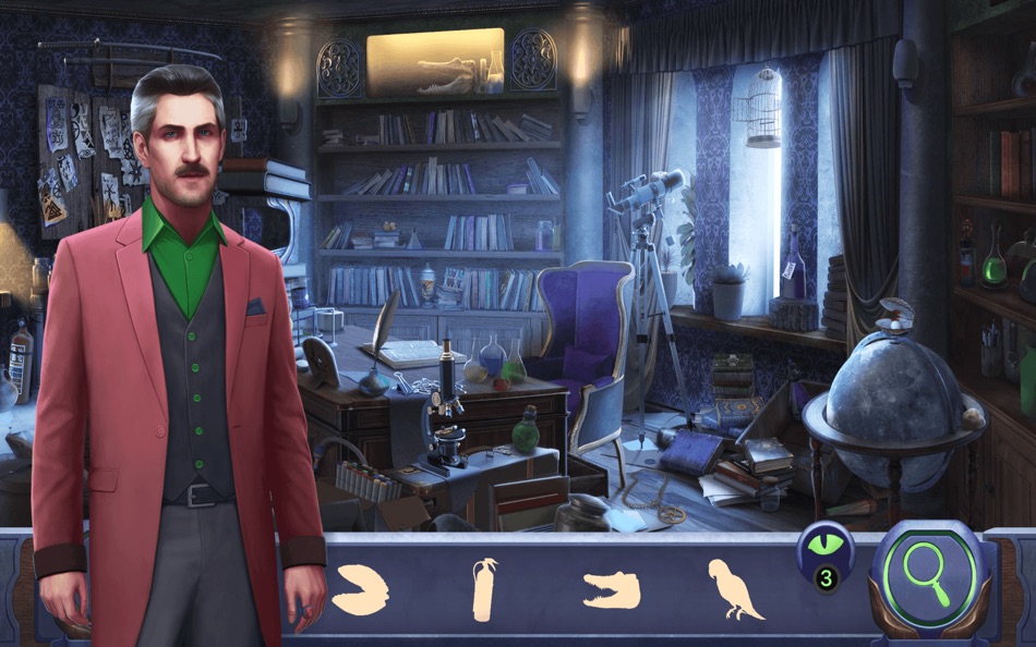 #4. Edgar Poe: Hidden Object Games (macOS) 由: Crisp App Studio