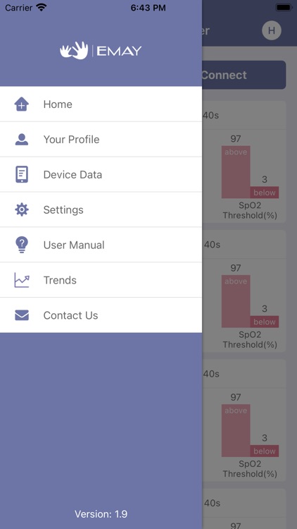 EMAY Bluetooth Pulse Oximeter