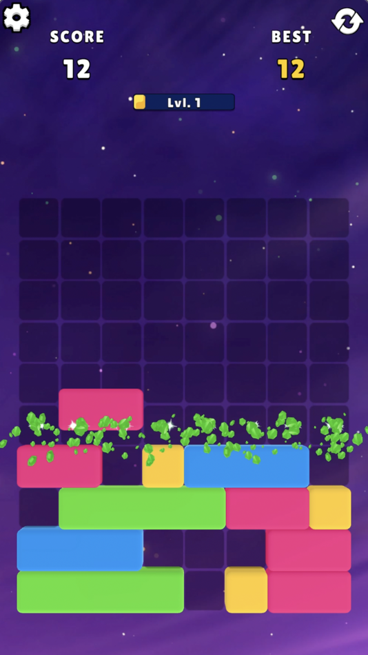 #1. Slide Puzzle: Drop n Blast! (iOS) Podle: Serenico Labs