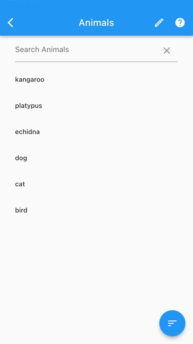 Auslan Dictionary Screenshot
