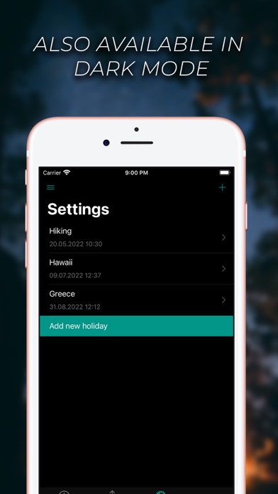 Countdown for Vacation/Holiday Screenshot