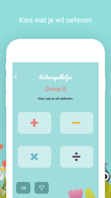 Rekenspelletjes groep 3 t/m 5 Screenshot