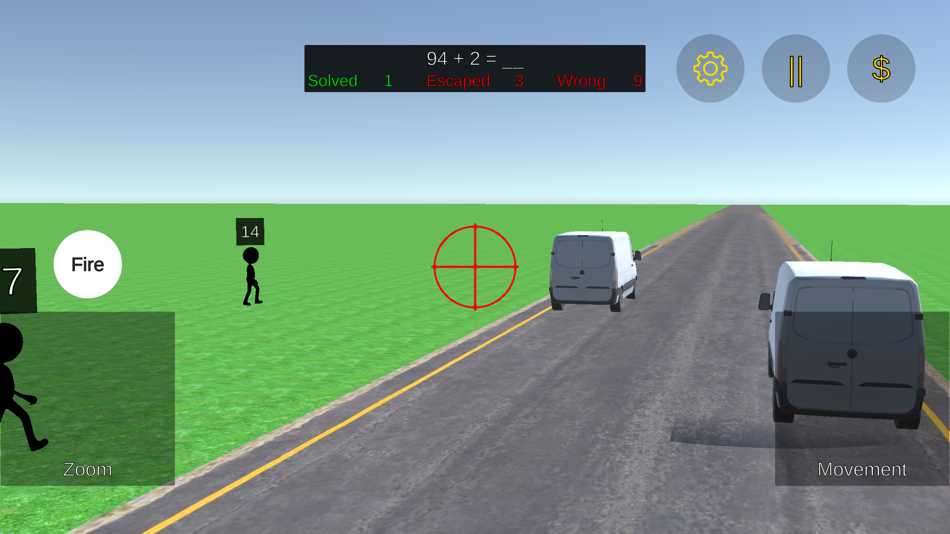 #5. Math Sniper 3D (iOS) 由: Shatalmic, LLC