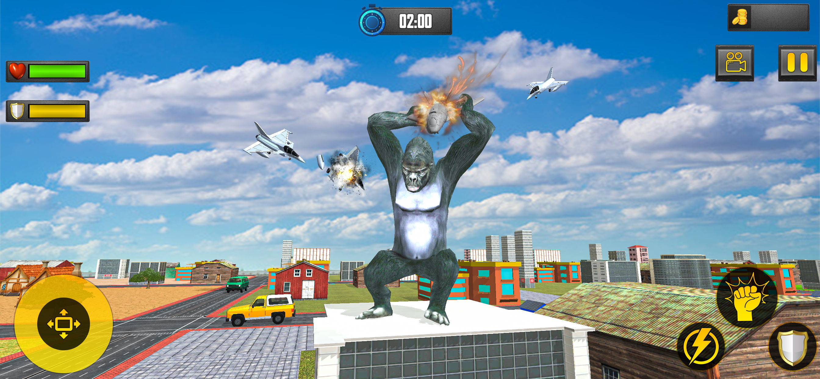 Angry Gorilla City Attack Game