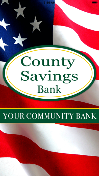 County Savings Bank Screenshot