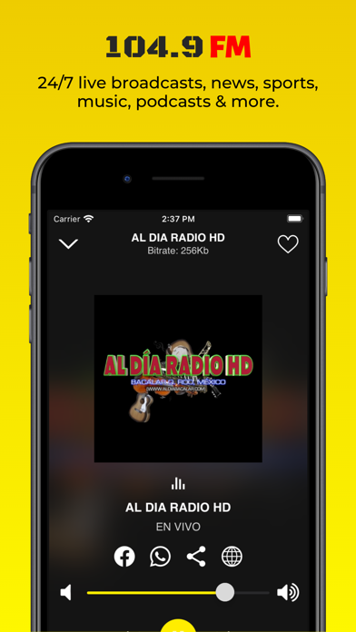 104.9 FM Radio Stations Screenshot