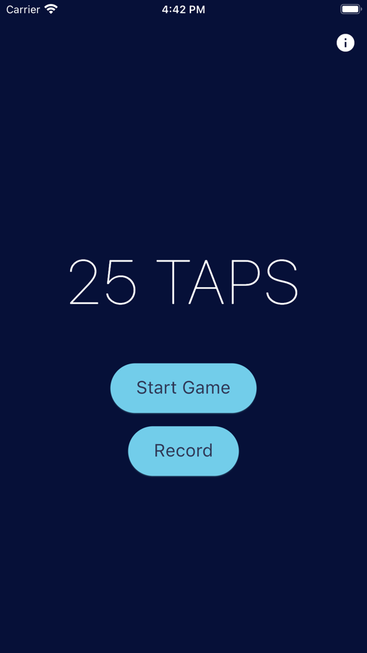 #1. 25TAPS challenge (iOS) 由: stephen alamdin