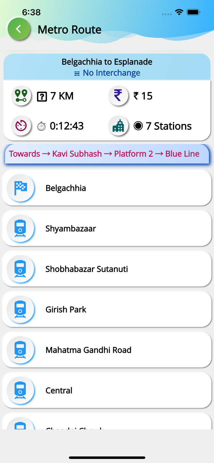 Kolkata Local Train Metro Bus