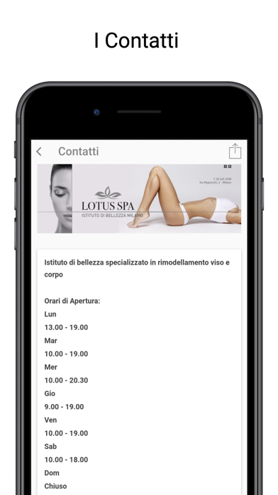 Lotus Spa Milano Screenshot