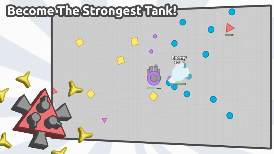#4. diep.io (iOS) 由: VexxusArts Ltd