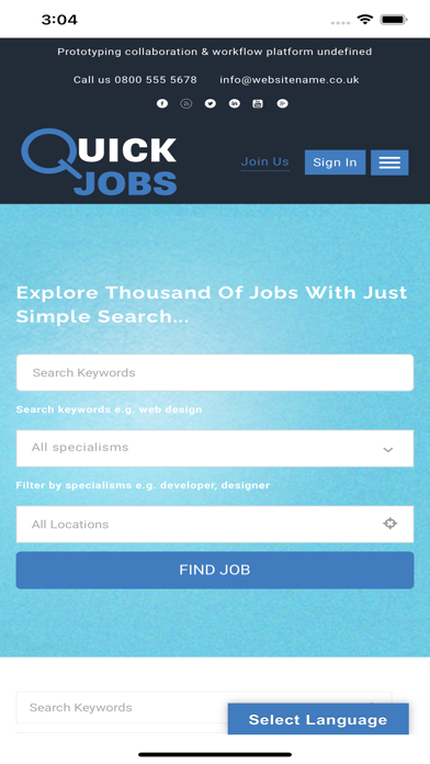 Quick Jobs: Jobs & Freelancers Screenshot