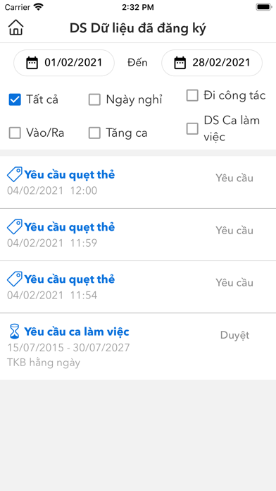 Cat Tuong Group iHR Screenshot