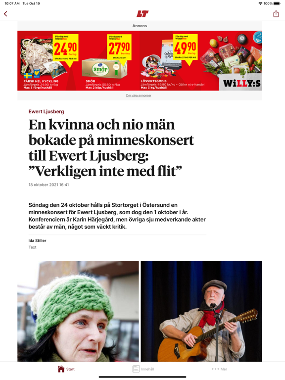 Screenshot #6 pour LT Östersund Nyhetsapp