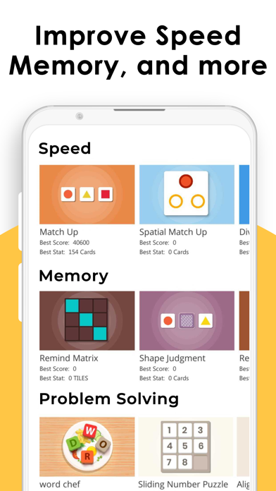Brain Games : IQ test & Puzzle Screenshot on iOS