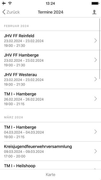 Feuerwehren Nordstormarn Screenshot