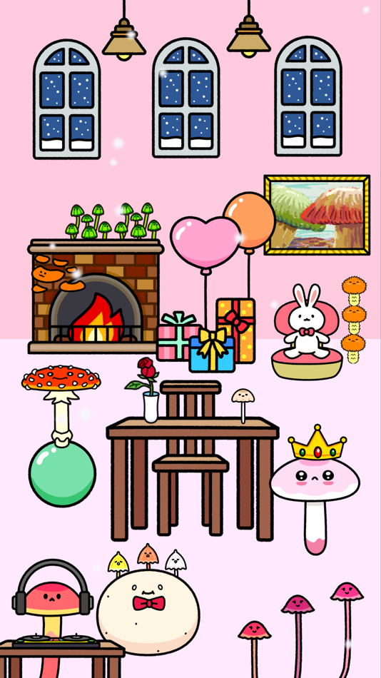 #5. Mushroom collection&decoration (iOS) 由: Yuri Tanaka
