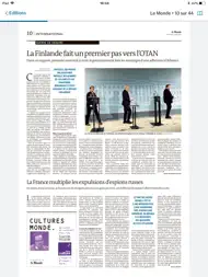 Journal Le Monde ipad bilder 1