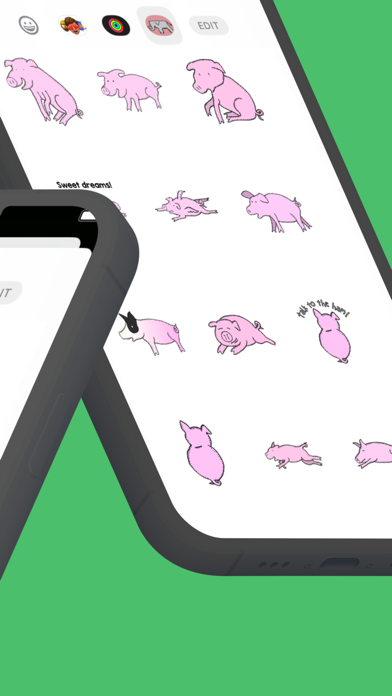 Screenshot #2 pour Happy Pigs Stickers