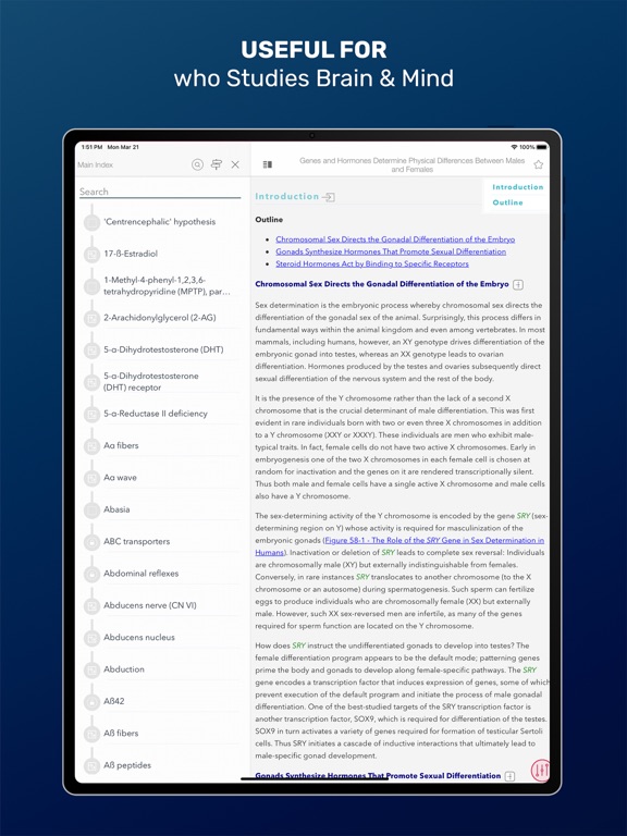 Principles of Neural Science iPad screenshot