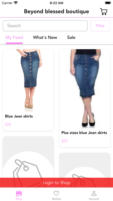 Beyond blessed boutique Screenshot