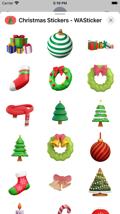 Christmas Stickers-2025 Wishes Screenshot