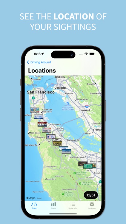 Road Trip State Plates