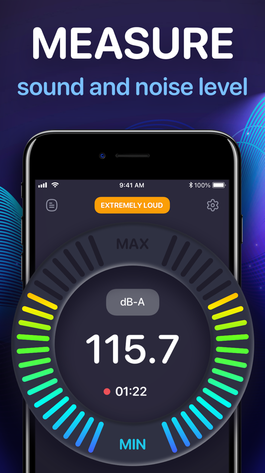 #2. Decibel Meter - Sound Analyzer (iOS) 由: Rychard Matskevich
