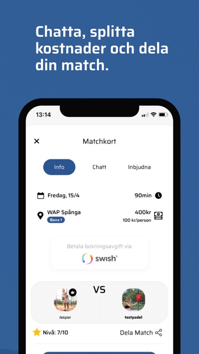 Padelappen Screenshot 3 - AppWisp.com Padelappen Screenshot 3 - AppWisp.com