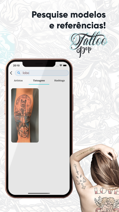 Tattoopop Galeria de tatuagens Screenshot